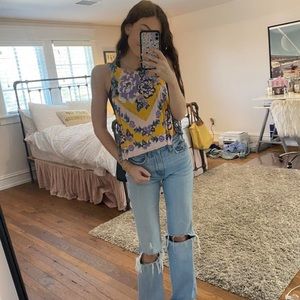 Free people floral tank